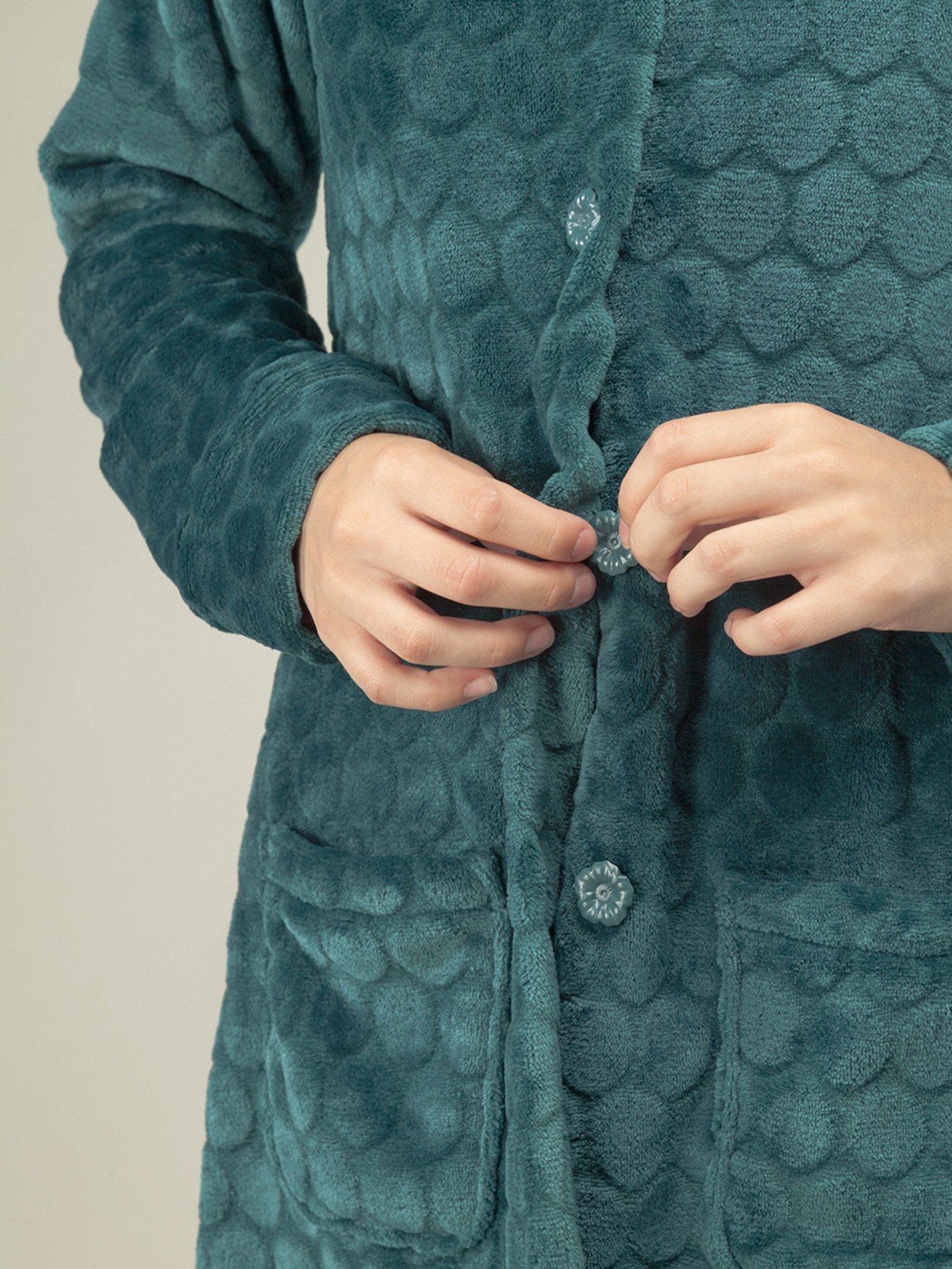 Халат Gisela модель 31528 Жіночий халат-зеленый Фото