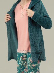 Халат Gisela модель 31528 Жіночий халат-зеленый Фото