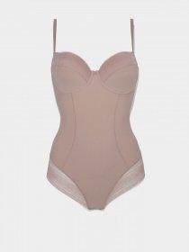 Комбидрес Gisela модель 349 Боді-Бежевый Фото