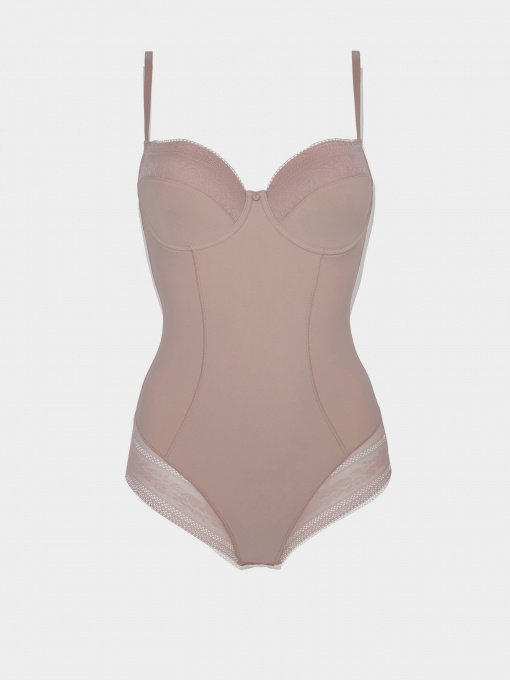 Комбидрес Gisela модель 349 Боді-Бежевый Фото