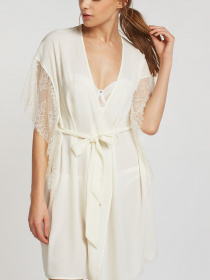 Халат Gisela модель 30253 Жіночий халат-белый Фото