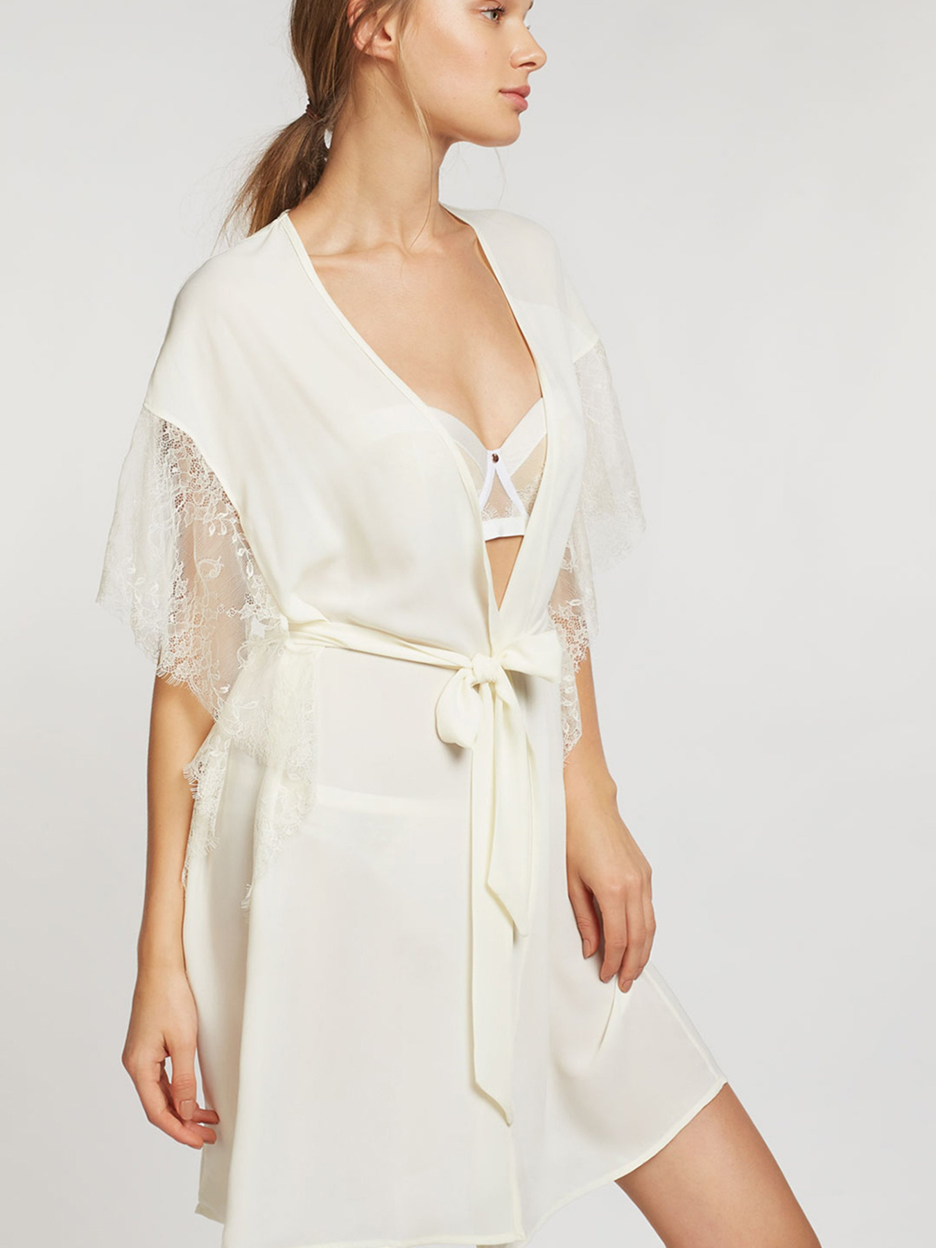 Халат Gisela модель 30253 Жіночий халат-белый Фото