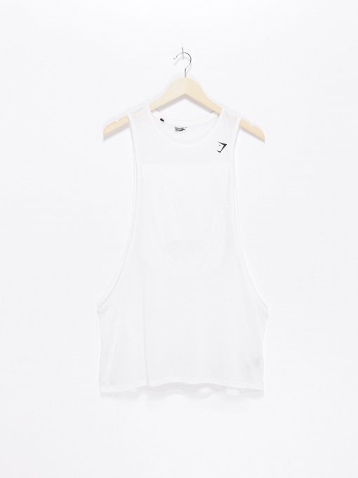 Майка спортивная Gymshark модель GLTK018_білий Фото