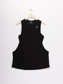 Майка спортивная Gymshark модель GLTK018_чорний Фото