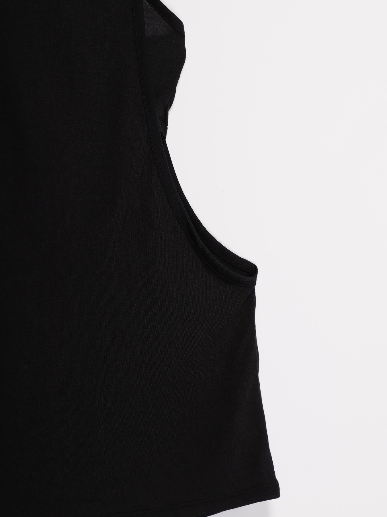 Спортивная майка Gymshark модель GLTK018_чорний Фото