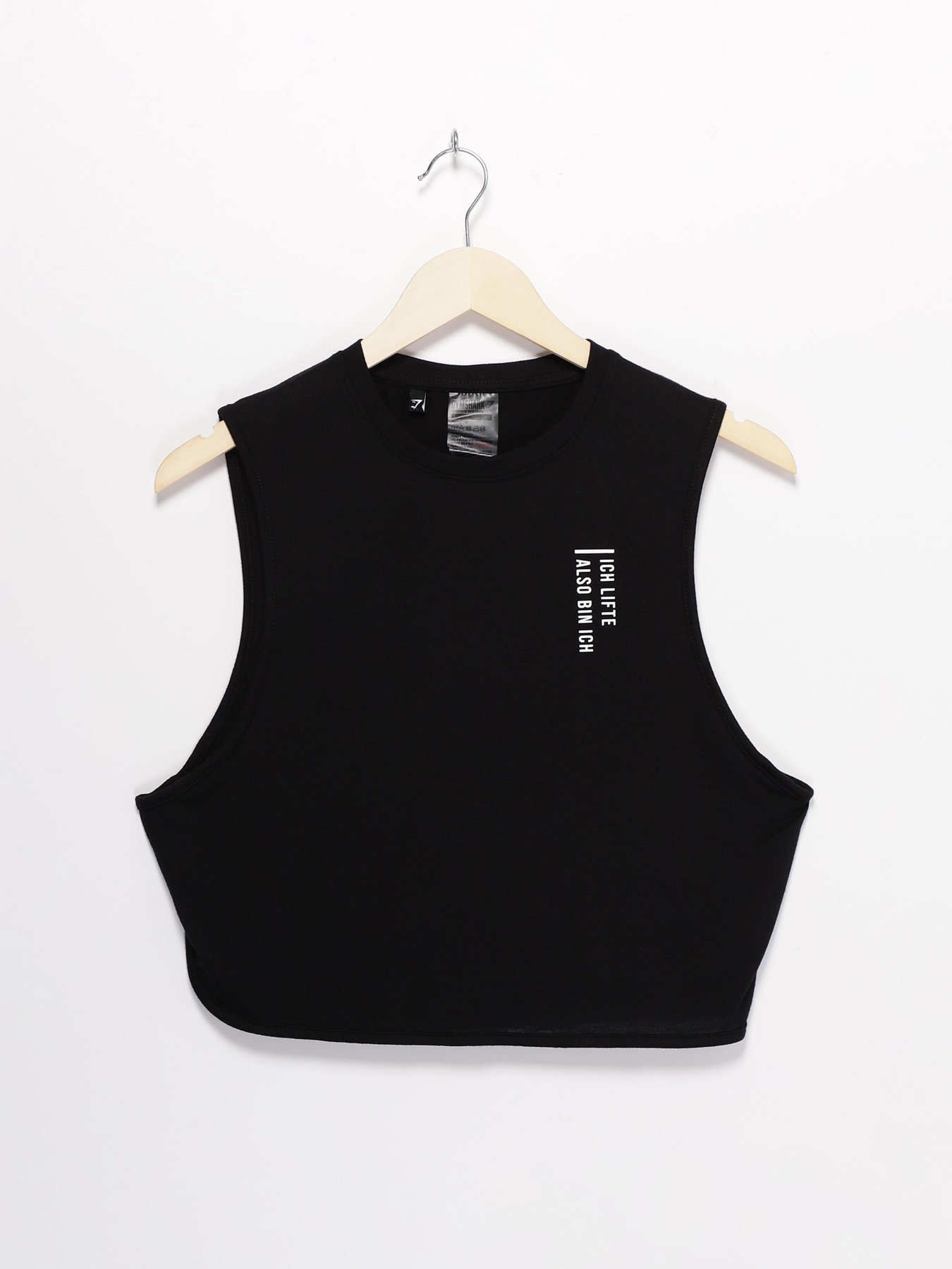 Спортивная майка Gymshark модель GLTK3413_чорний Фото