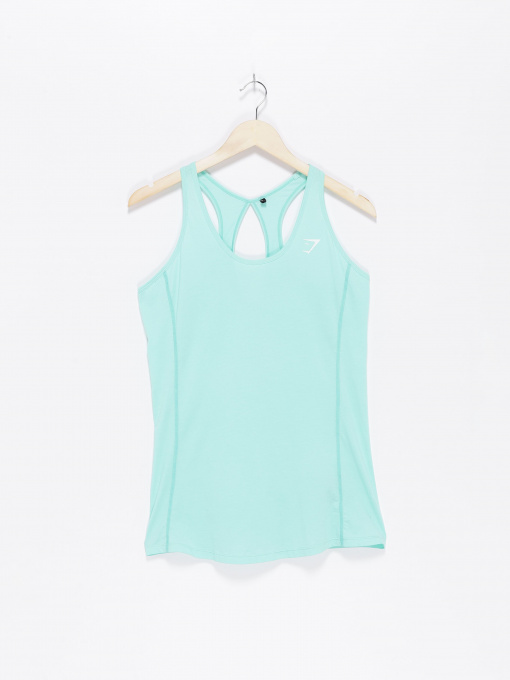 Спортивная майка Gymshark модель GLVT008_с.зелений Фото