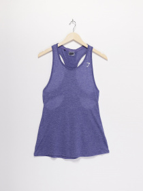 Спортивная майка Gymshark модель GLVT024_бузковий Фото