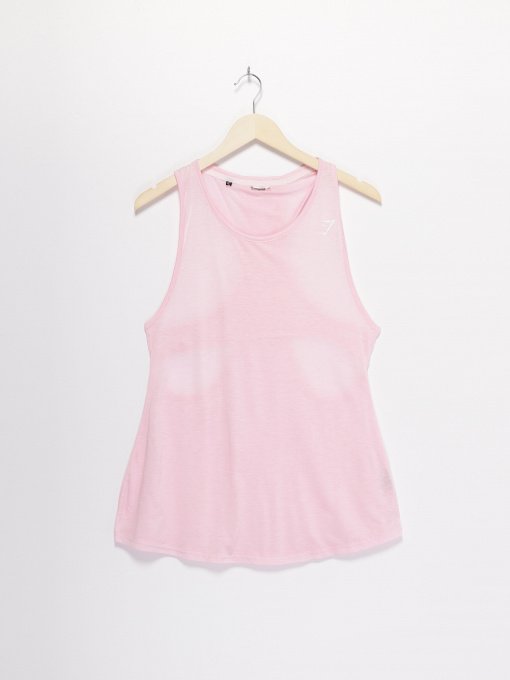 Спортивная майка Gymshark модель GLVT024_с.рожевий Фото