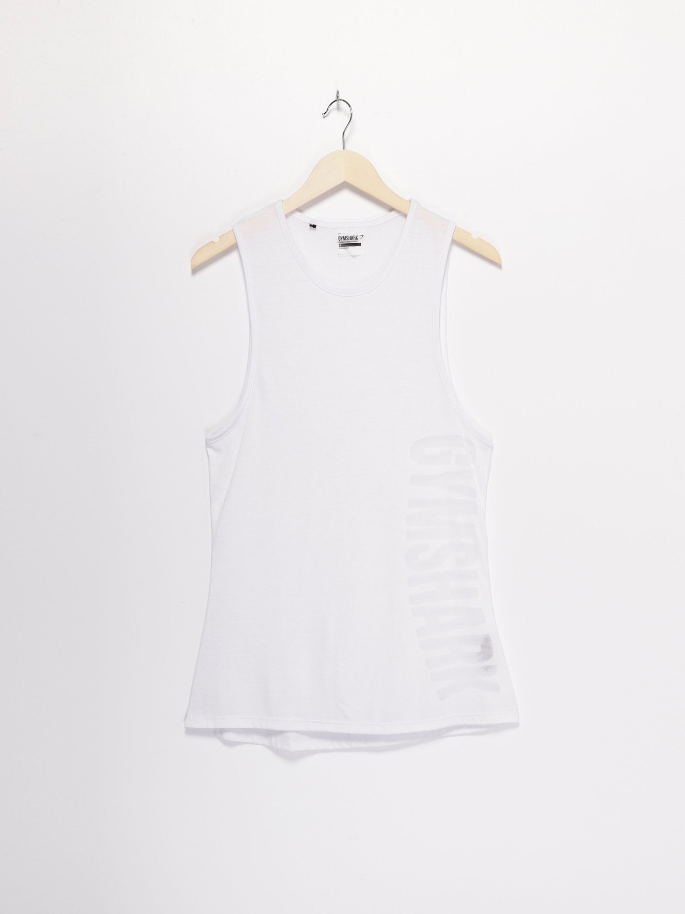 Майка спортивная Gymshark модель GLVT035_білий Фото