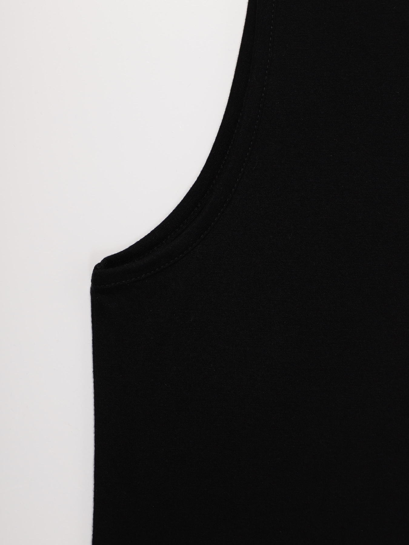 Майка спортивная Gymshark модель GLVT035_чорний Фото