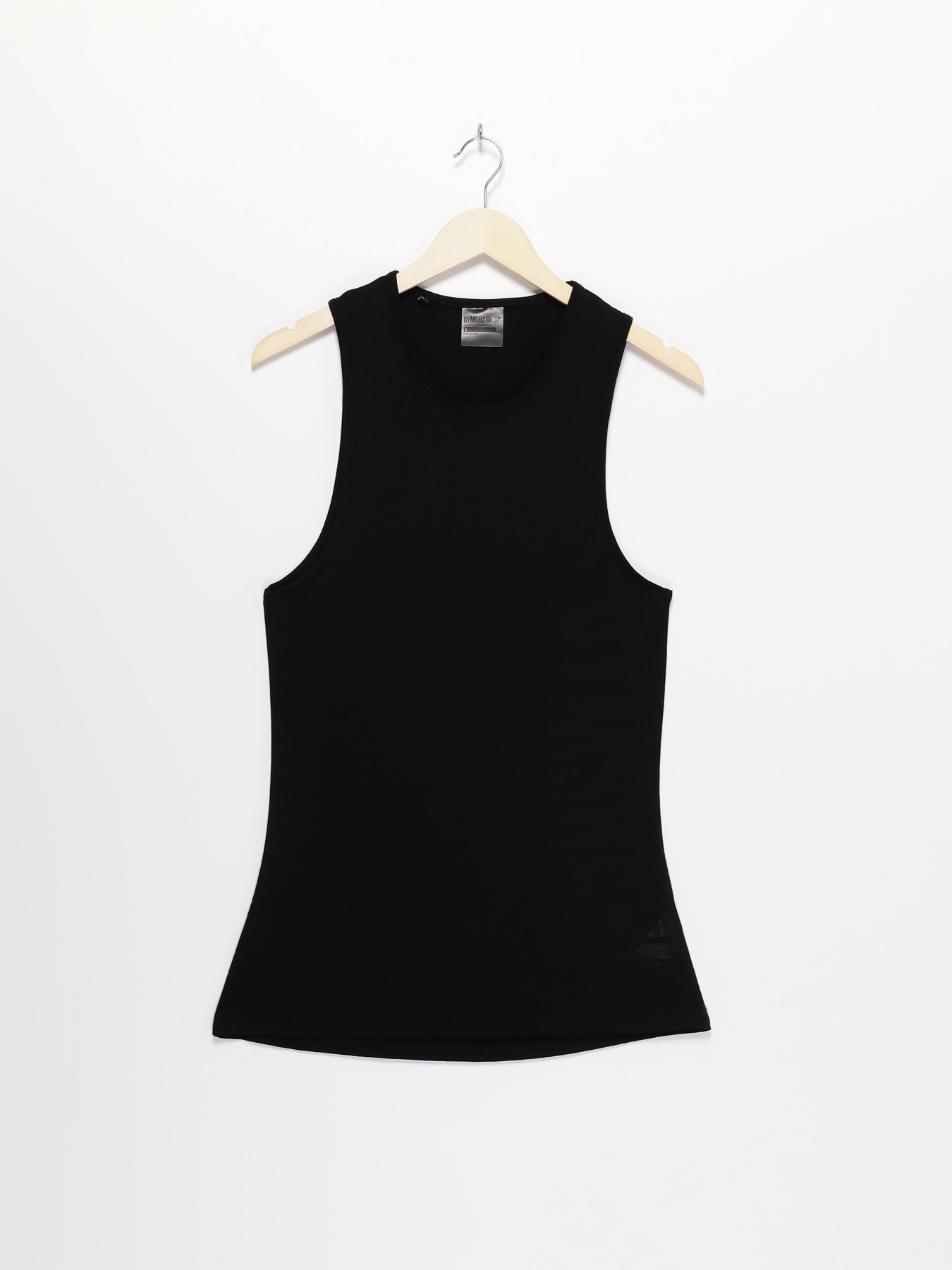 Майка спортивная Gymshark модель GLVT035_чорний Фото