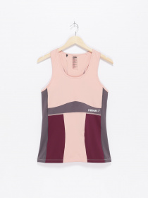 Майка спортивная Gymshark модель GLVT1869_персиковий комб. Фото