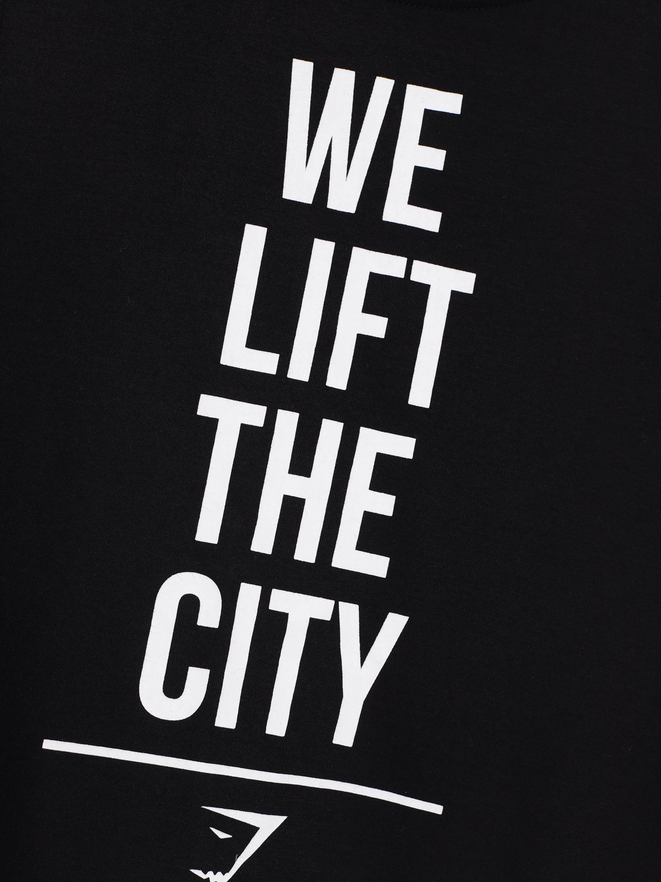 Майка спортивная Gymshark модель GLVT3889_чорний з білим Фото