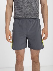 Шорты спортивные Gymshark модель GMSH013_сірий з жовтим Фото