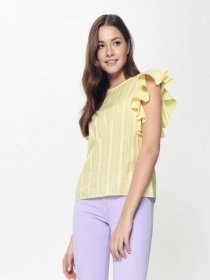 Блуза Conte Elegant модель 18С-657ТСП-pastel-yellow Блуза Conte Elegant модель 18С-657ТСП-pastel-yellow Фото