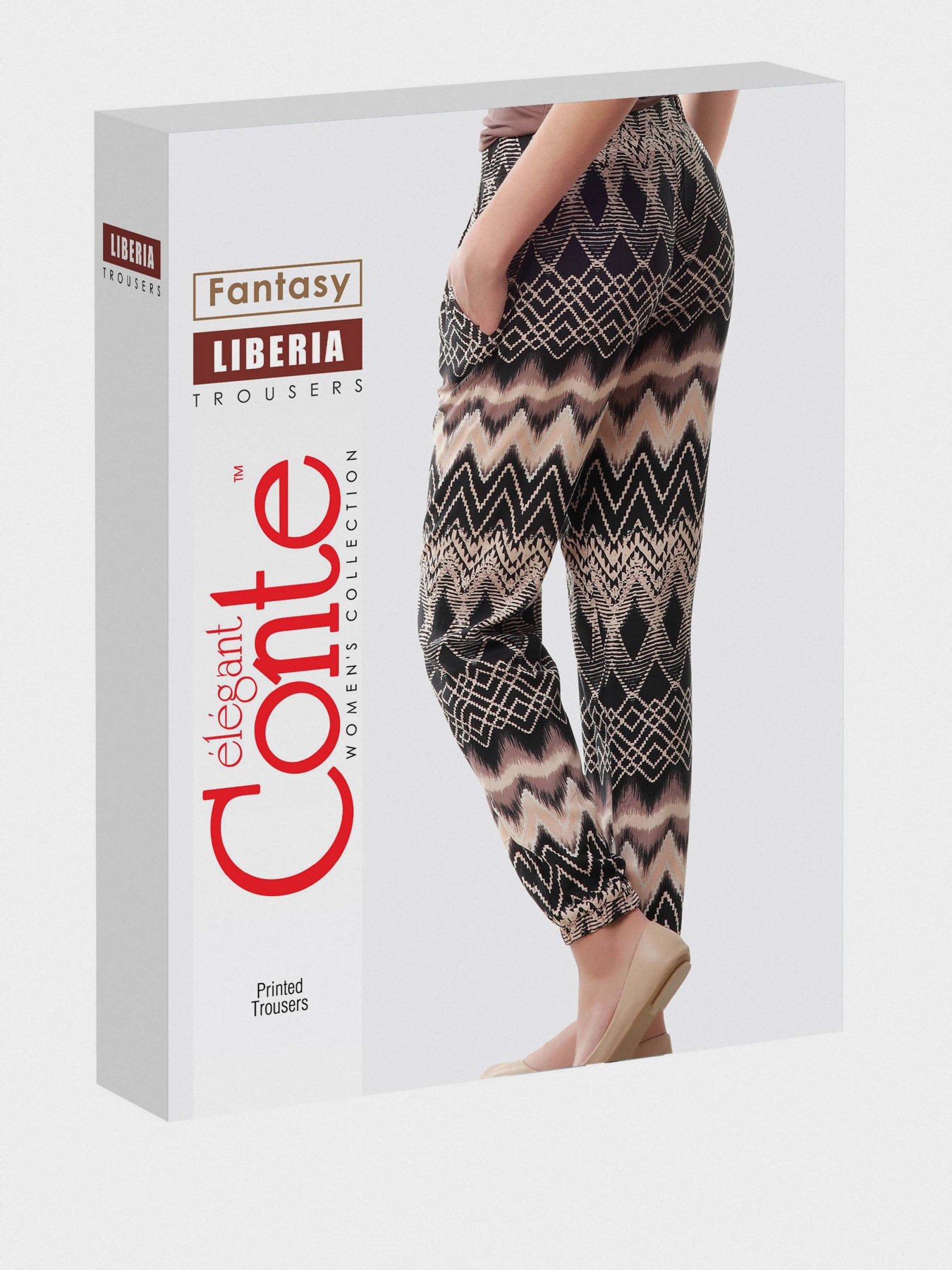 Брюки повседневные Conte Elegant модель 14С-559БСП-brown Фото