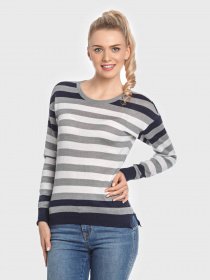 Джемпер Conte Elegant модель 16С-73СП-синій-сірий Фото