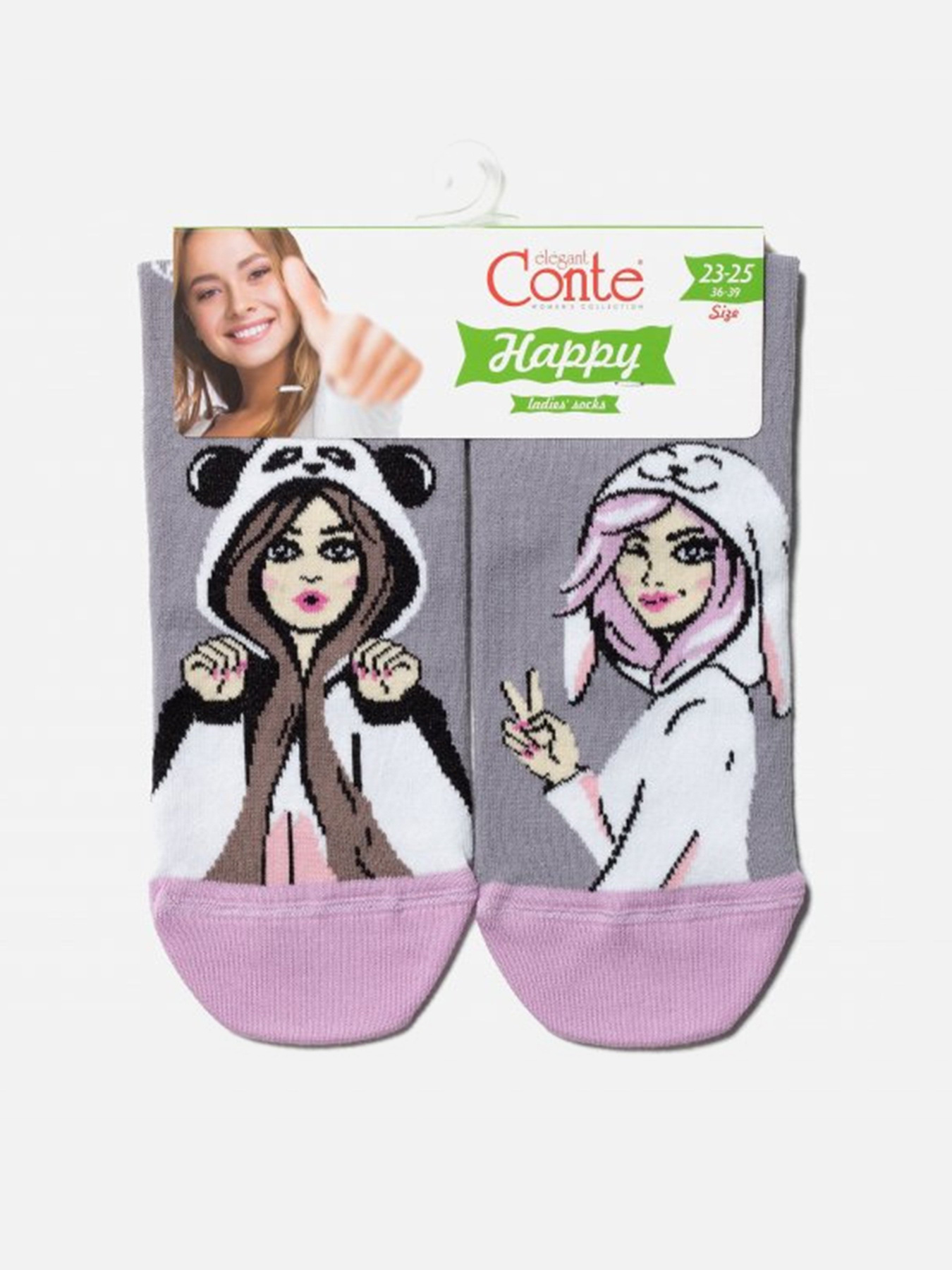 Носки Conte Elegant модель 18С-227СП 169 сірий Фото