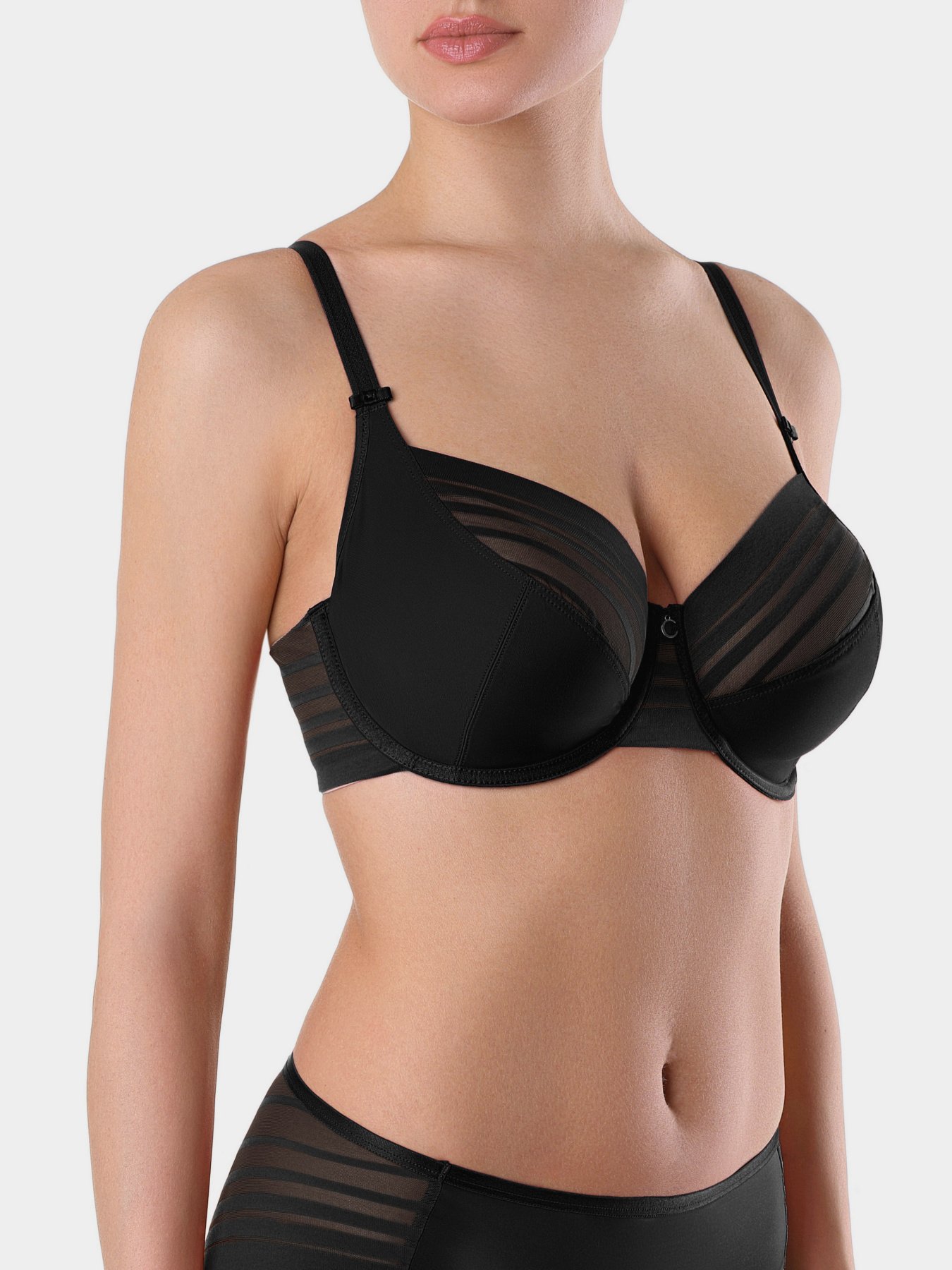 Бюстгальтер Conte Elegant модель 17С-0009КСП-чорний Фото