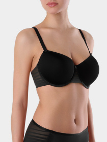 Бюстгальтер Conte Elegant модель 17С-0008КСП-чорний Фото