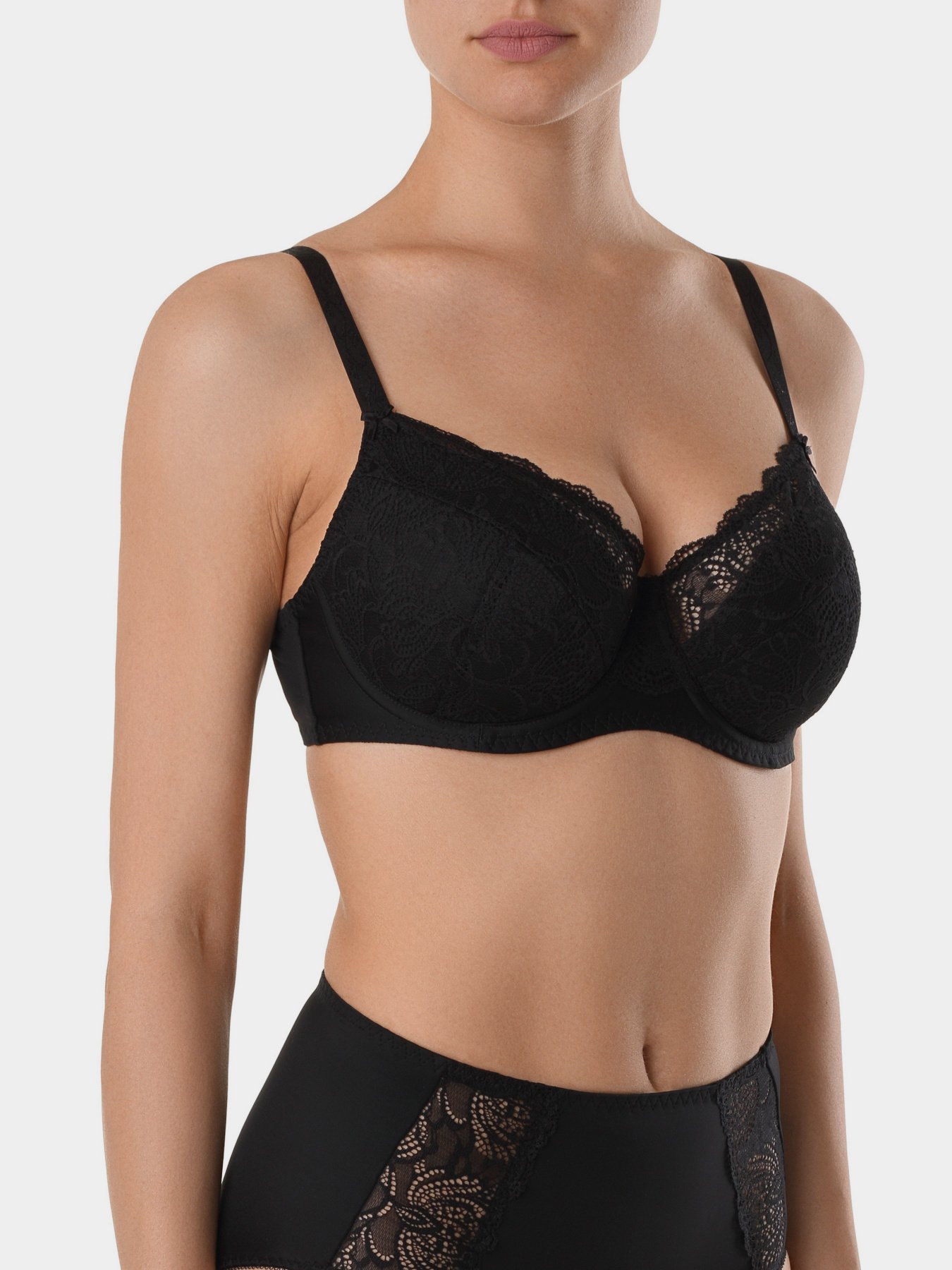 Бюстгальтер Conte Elegant модель 16С-0037КСП-чорний Фото
