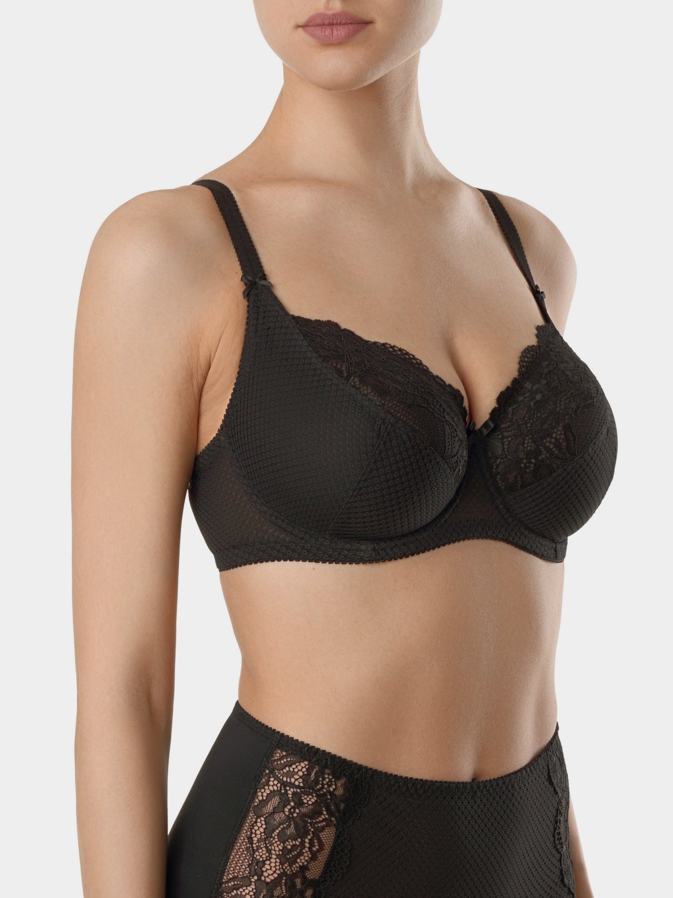 Бюстгальтер Conte Elegant модель 18С-0038КСП-чорний Фото