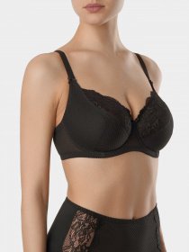 Бюстгальтер Conte Elegant модель 18С-0038КСП-чорний Фото