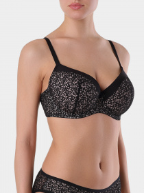 Бюстгальтер Conte Elegant модель 16С-0074КСП-чорний Фото