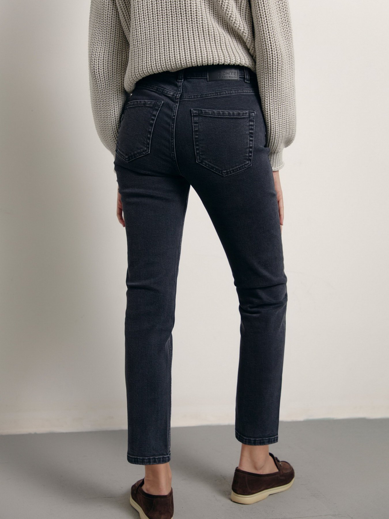 Джинси Conte Elegant модель CON-366-washed black Фото