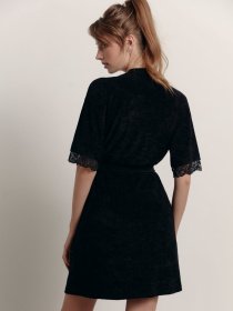 Халат Conte Elegant модель 20С-1421ТСП-black Халат Conte Elegant модель 20С-1421ТСП-black Фото