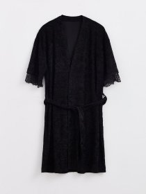 Халат Conte Elegant модель 20С-1421ТСП-black Халат Conte Elegant модель 20С-1421ТСП-black Фото