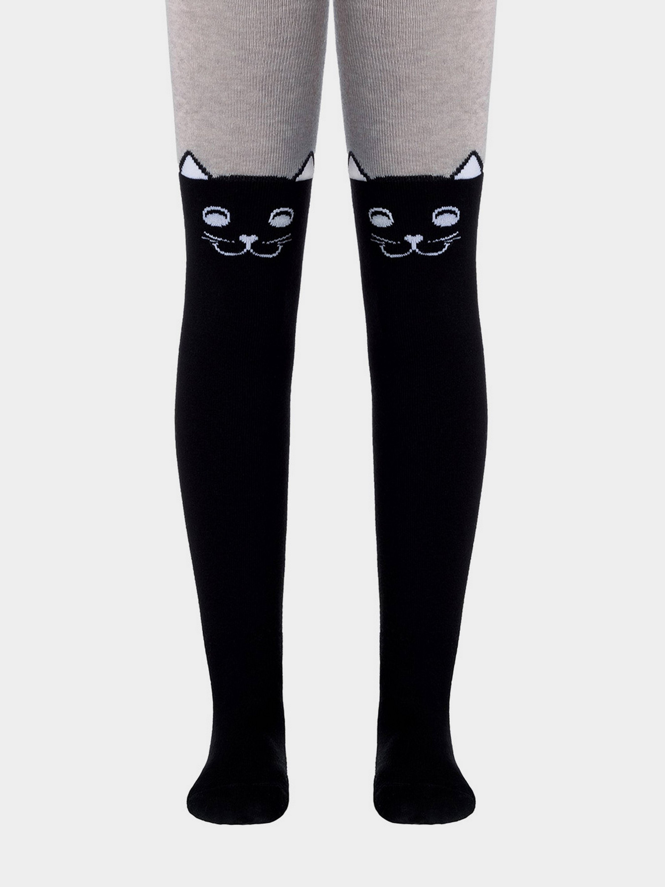 Колготы Conte Kids модель 4С-05 СП 466 чорний-сірий Фото