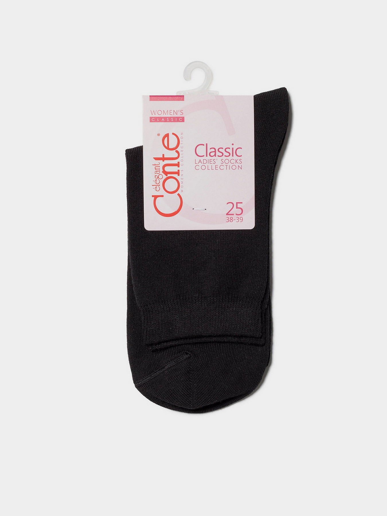 Шкарпетки та гольфи Conte Elegant модель 7С-22СП 000 чорний Фото
