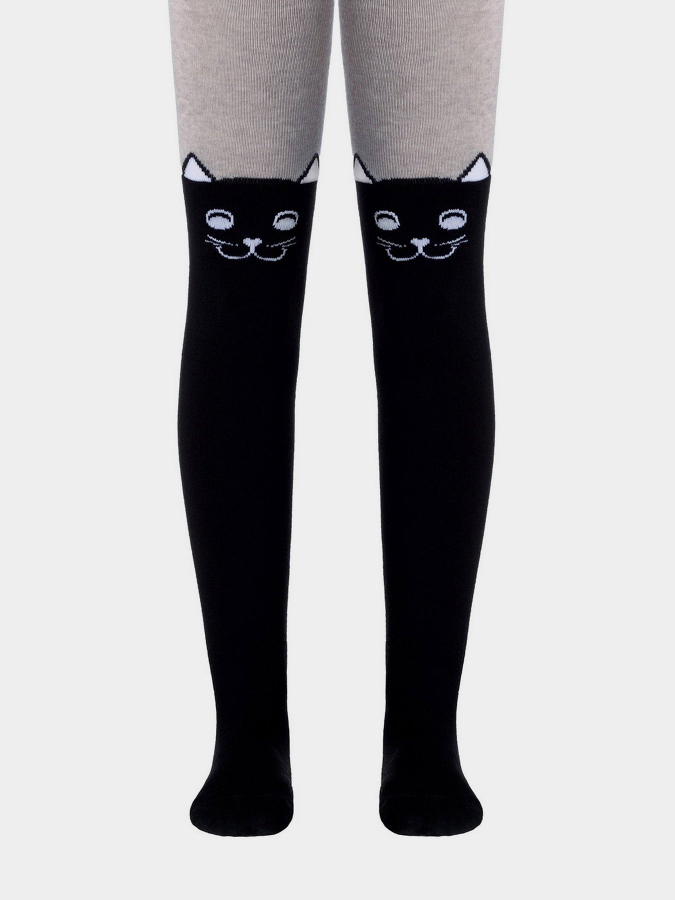 Колготы Conte Kids модель 4С-02 СП 466 чорний-сірий Фото