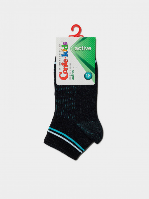 Носки и гольфы Conte Kids модель 13С-34СП 508 чорний-бірюза Фото