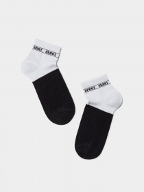 Шкарпетки та гольфи Conte Kids модель 13С-34СП 510 білий-чорний Фото