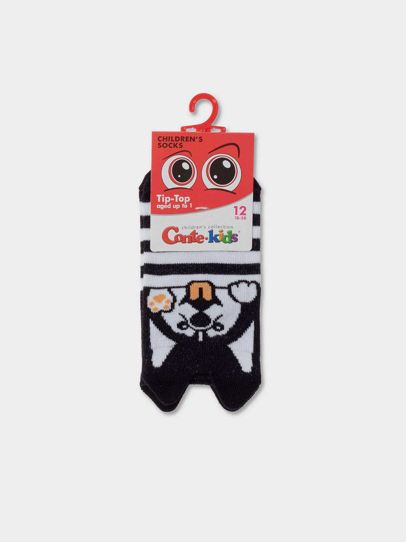 Шкарпетки та гольфи Conte Kids модель 17С-59СП 554 чорний-білий Фото