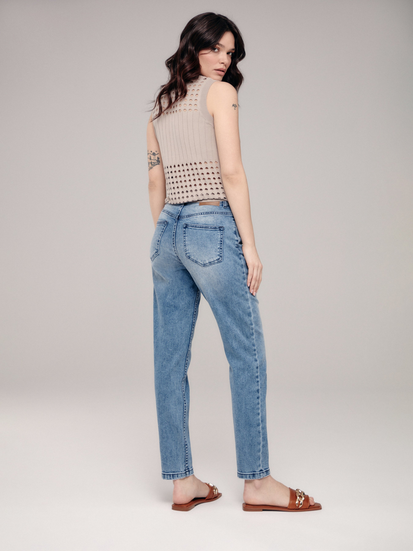 Джинси Conte Elegant модель CON-410-washed blue Фото