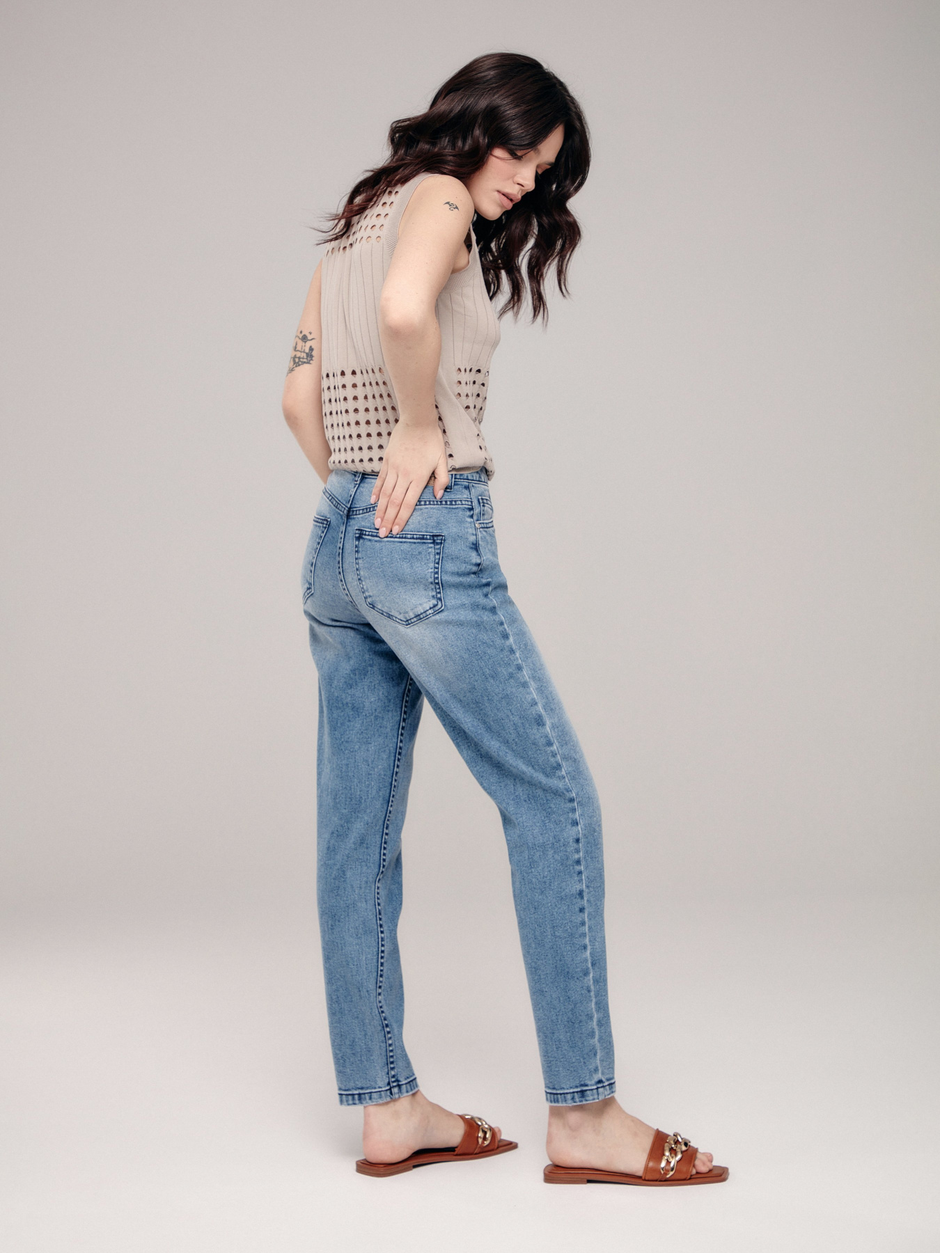 Джинси Conte Elegant модель CON-410-washed blue Фото