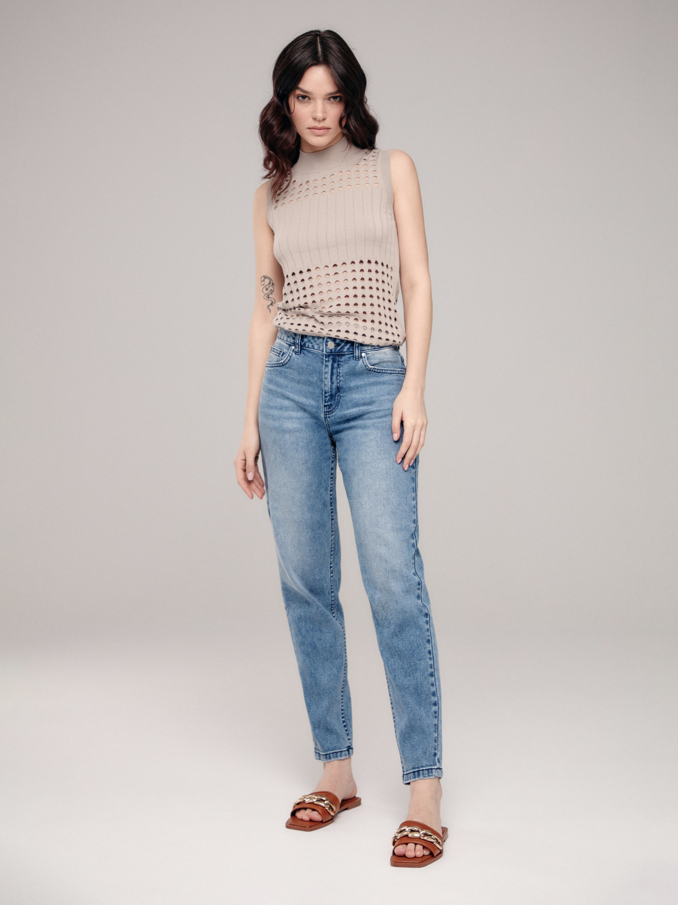 Джинси Conte Elegant модель CON-410-washed blue Фото