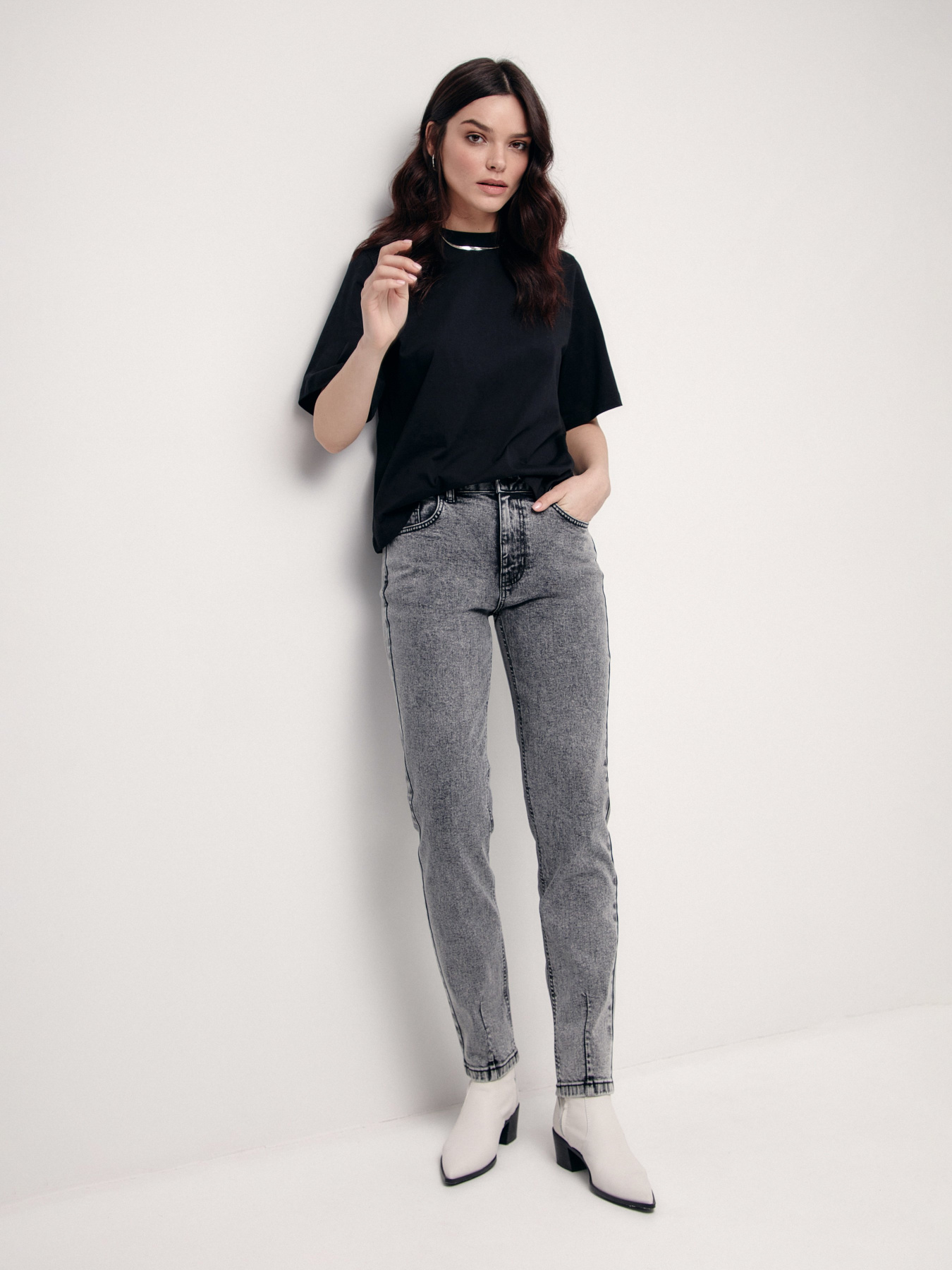 Джинсы Conte Elegant модель CON-412-acid grey Фото