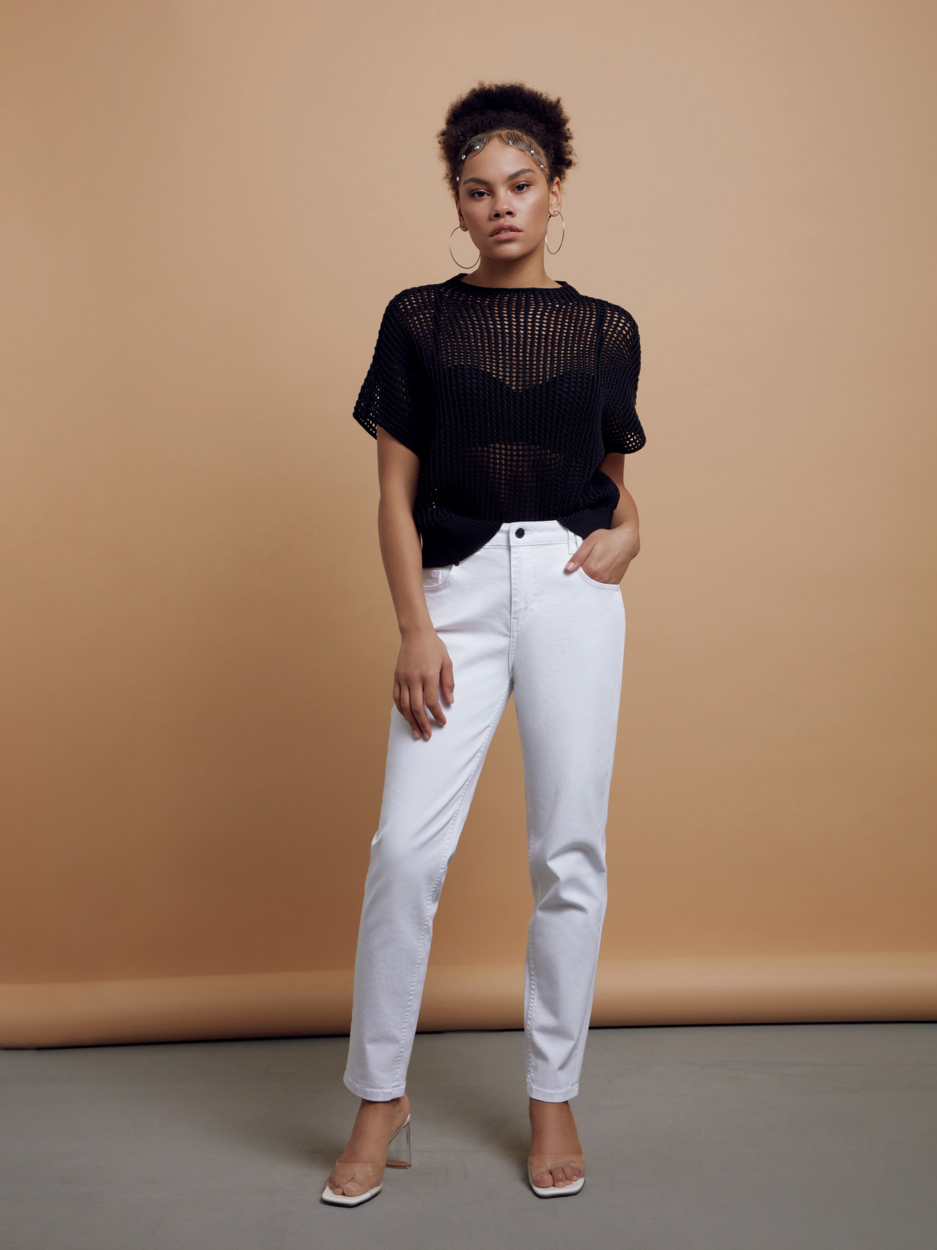 Джинсы Conte Elegant модель CON-413_164-white Фото