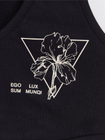 Топ Conte Elegant модель 20С-1472ТСП-black-flower Фото