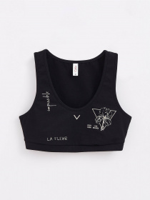 Топ Conte Elegant модель 20С-1472ТСП-black-flower Фото