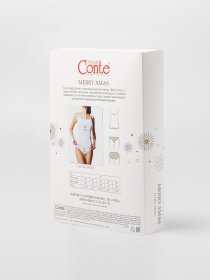 Одяг для дому та сну Conte Elegant Ce Merry Xmas модель 21С-18ТСП-21С-17ТСП-white-ice Фото