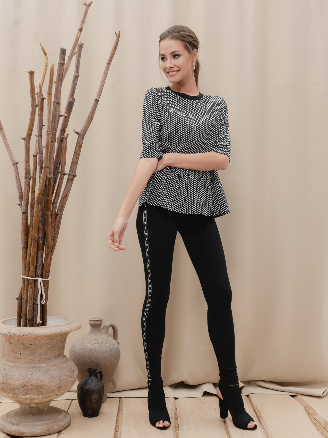 Легінси Conte Elegant HOLLYWOOD модель 18C-690СП-black Фото