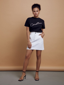 Юбка мини Conte Elegant модель CON-425-white Фото