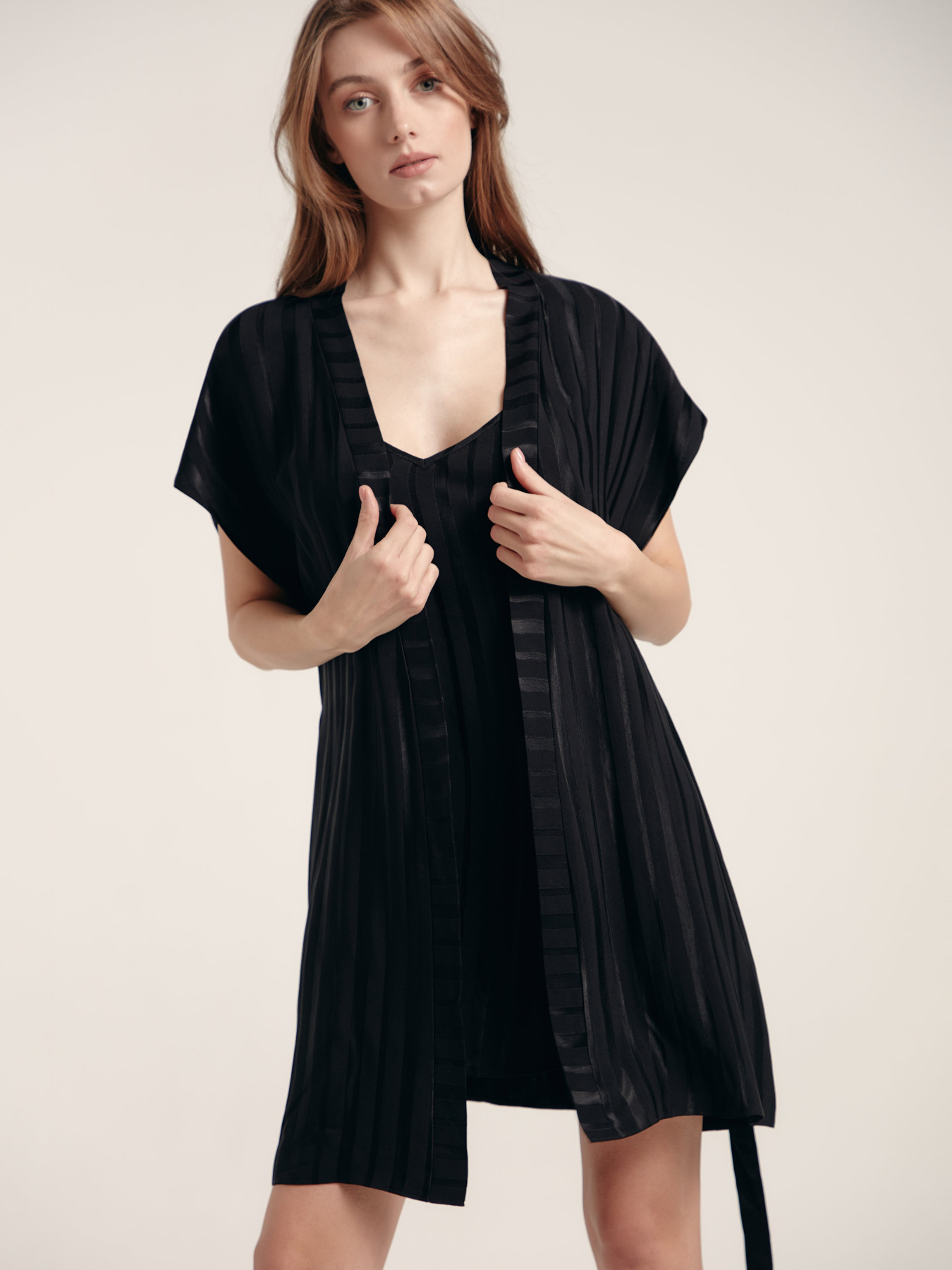 Халат Conte Elegant модель 21С-1699ТСП-black Фото