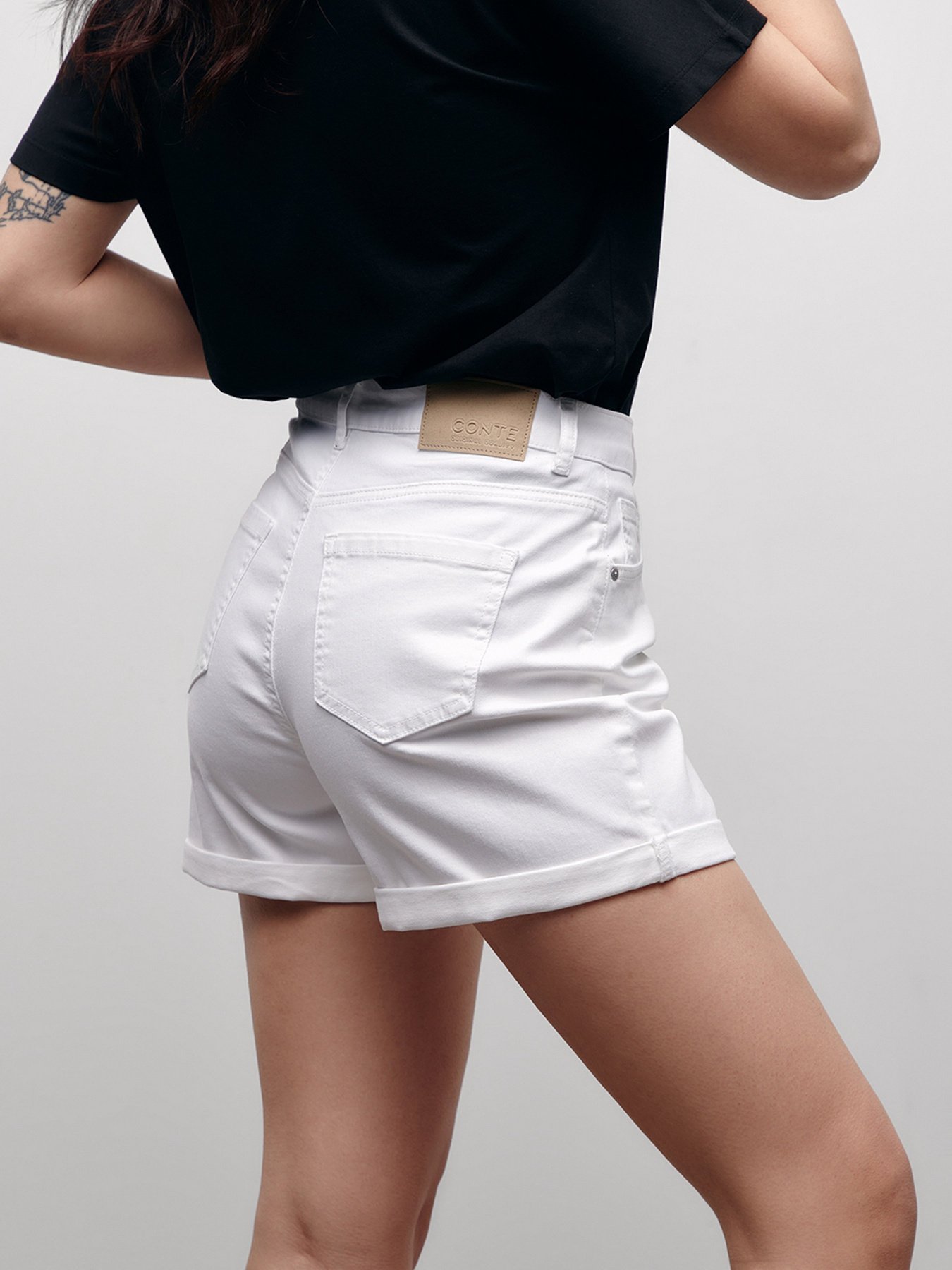 Шорти Conte Elegant модель CON-449-white Фото
